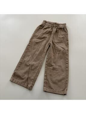 5t Brown Wide Leg Pants